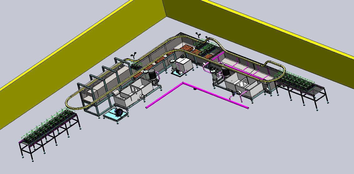 悬挂式超声波清洗烘干机(图4) 悬挂式超声波清洗烘干机(图4)