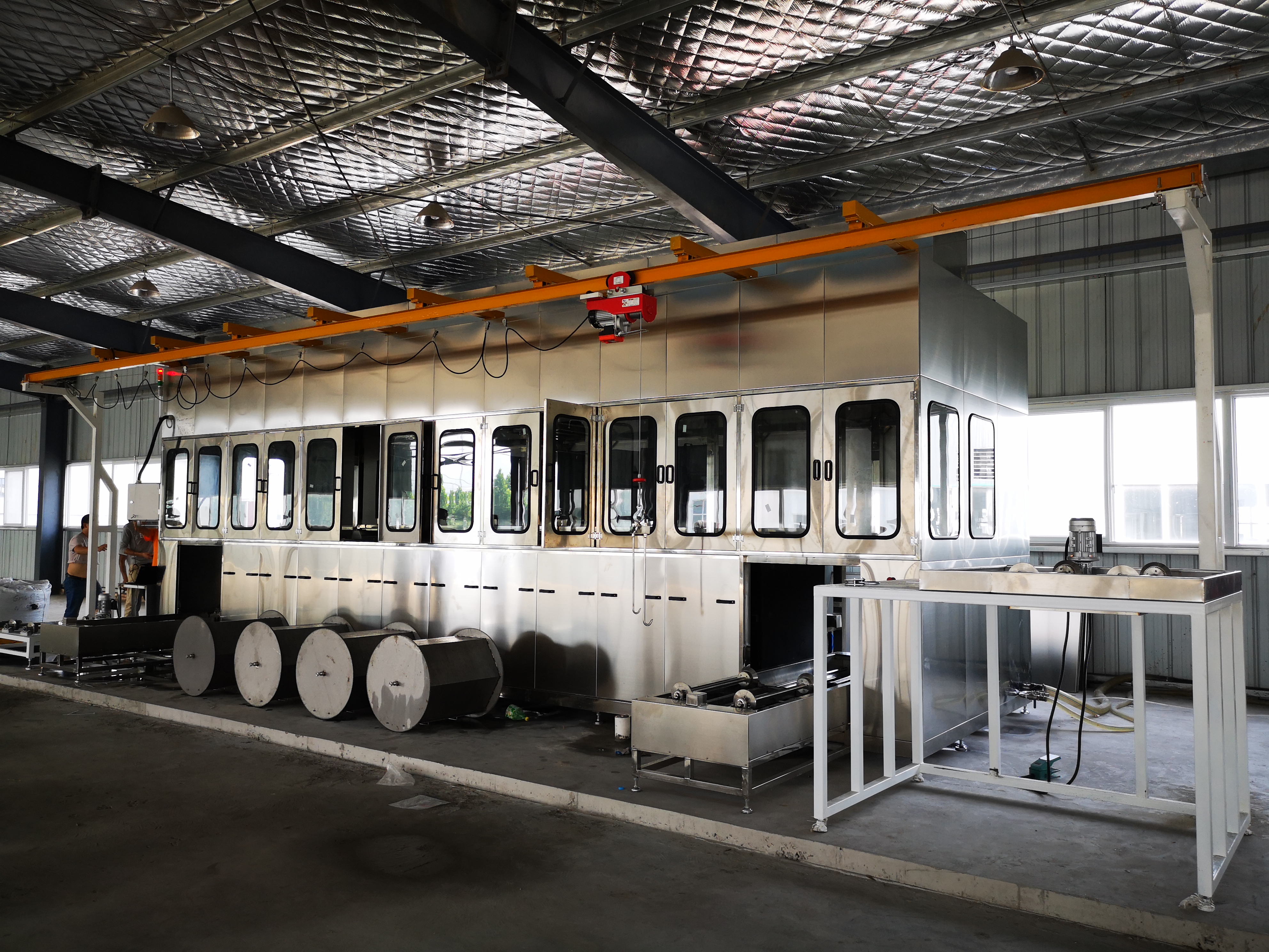 全自动转篮式屑料清洗机(图3) 全自动转篮式屑料清洗机(图3)